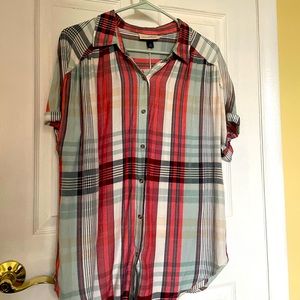 Plaid top